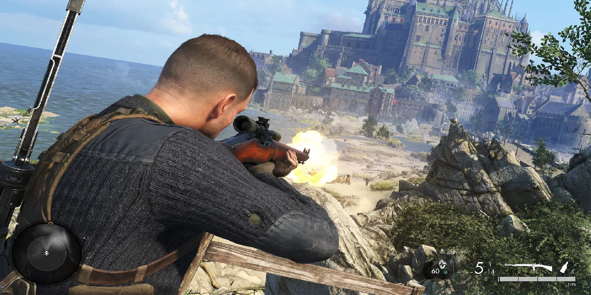 Sniper Elite 5 Kraken despierta del banco de trabajo