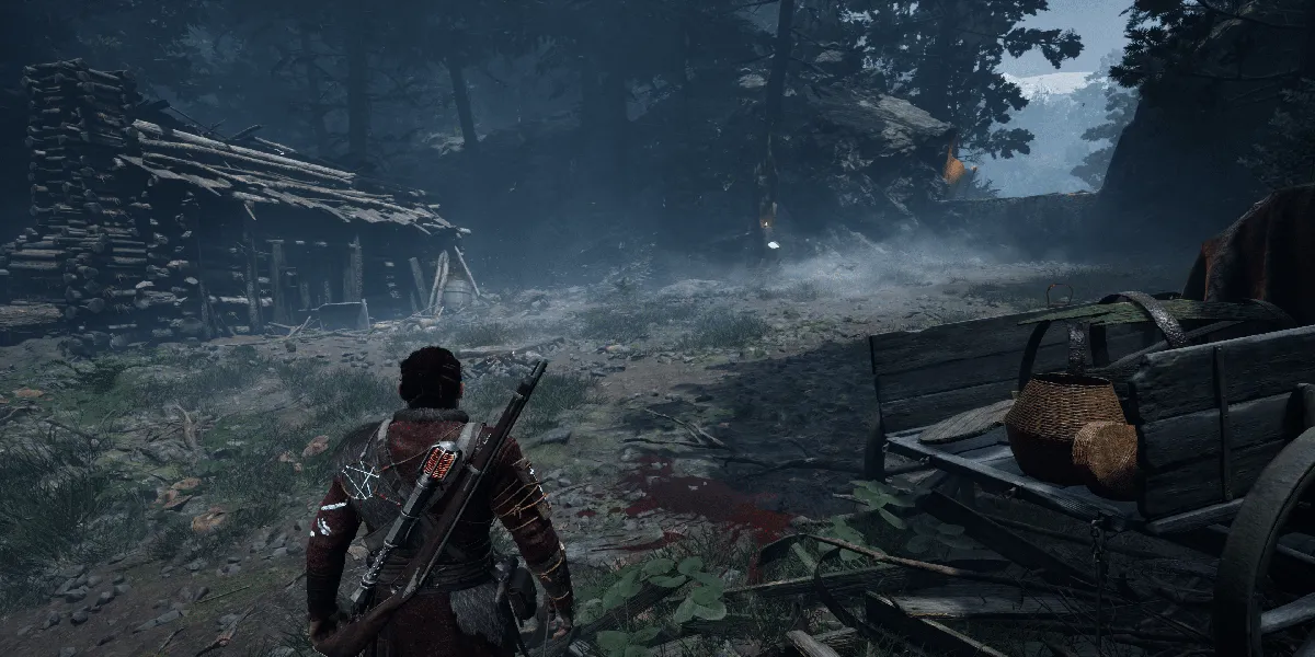 tesoro del caché del campamento improvisado en Banishers