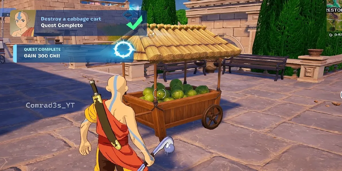 destruir carros de repollo en Fortnite