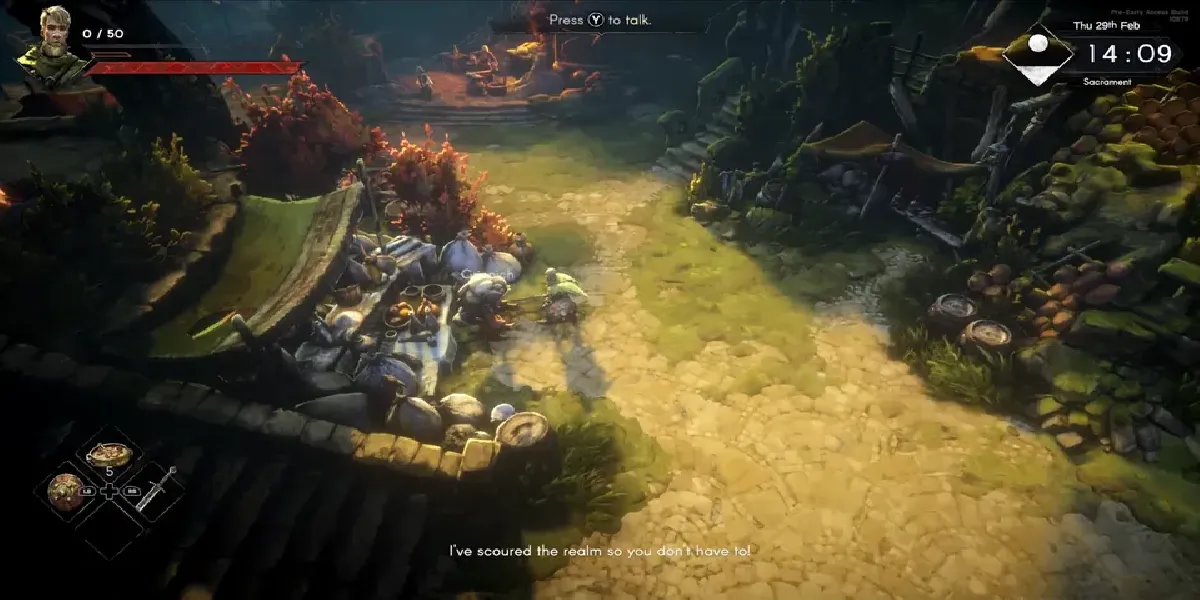 No Rest for the Wicked: l'emplacement Claymore