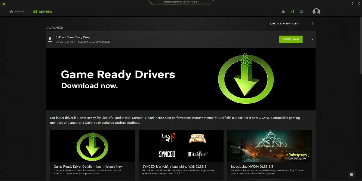 Fix Nvidia GeForce Experience Error Code 0x0003