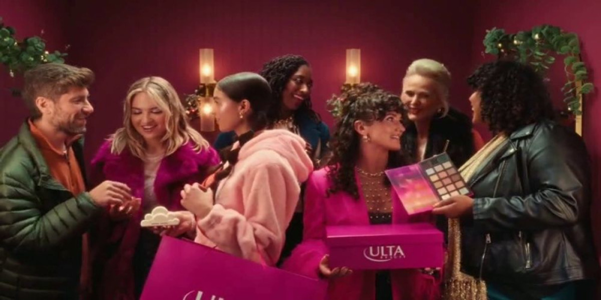 cast of the Ulta Beauty Holiday Gift commercial