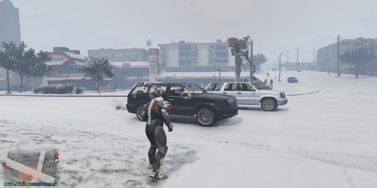How to Throw Snowballs in GTA Online