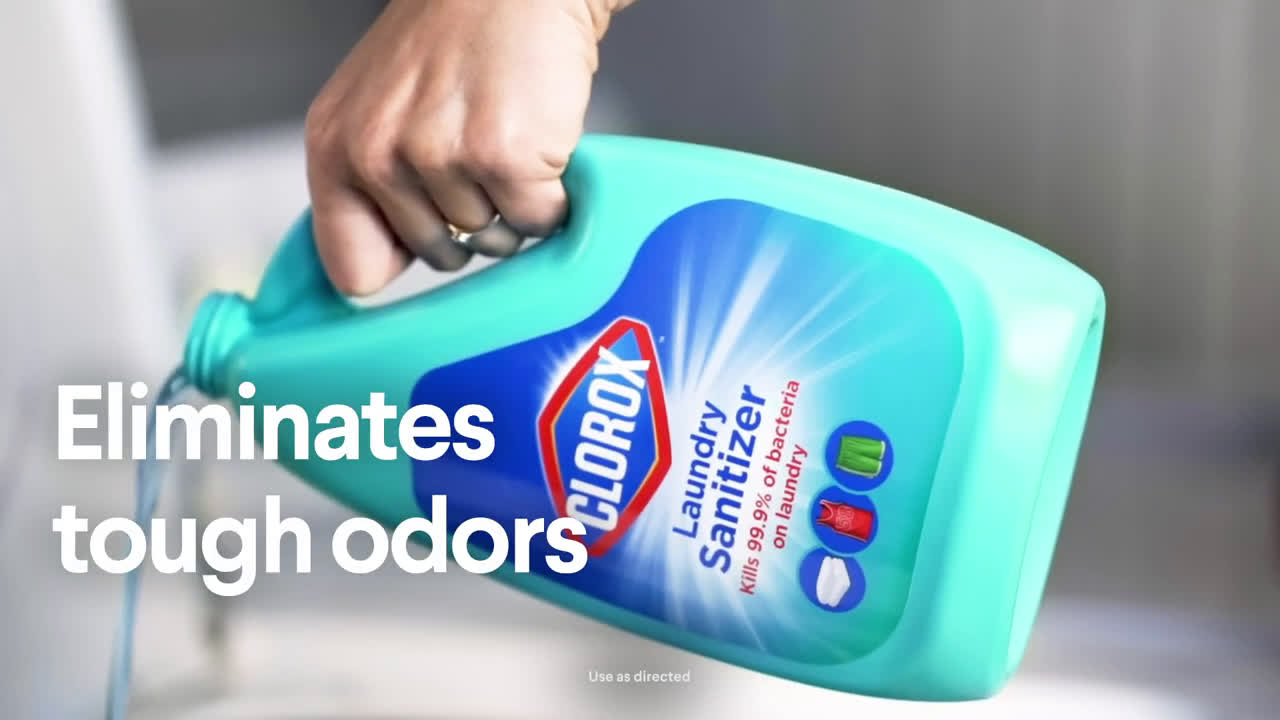 Clorox Family Blanket Clorox Laundry Sanitizer & Odor Remover Ad