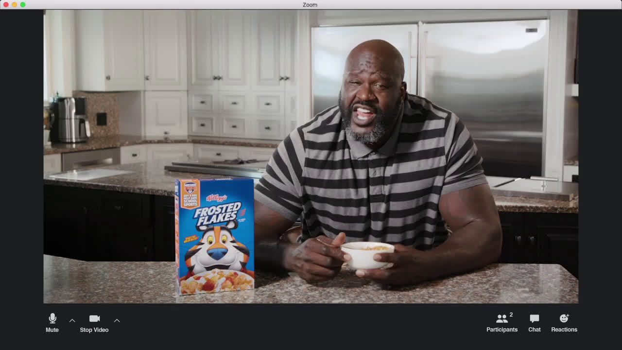 Frosted Flakes Shaquille O’Neal cereal Ad Commercial on TV