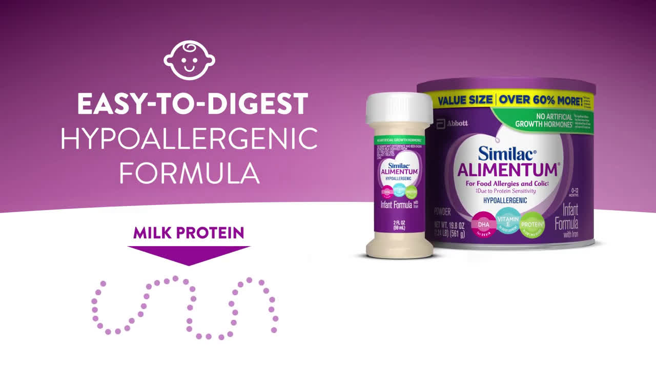  Find out why pediatricians trust Similac® Alimentum®