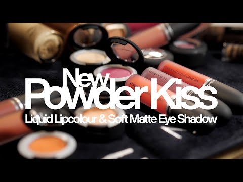  The NEW Powder Kiss Liquid Lipcolour & Soft Matte Eye Shadow