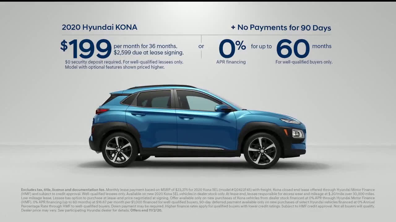 Hyundai 2020 Hyundai Kona Paid Attention Ad Commercial on TV