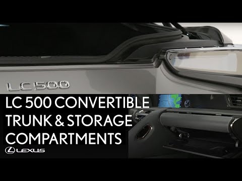  How-To Lock and Unlock the LC 500 Convertible Glove Box and Trunk