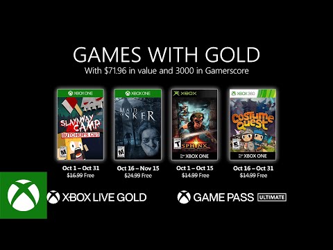  October 2020 Games with Gold