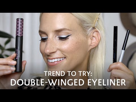  Trend to Try: Double-Winged Eyeliner