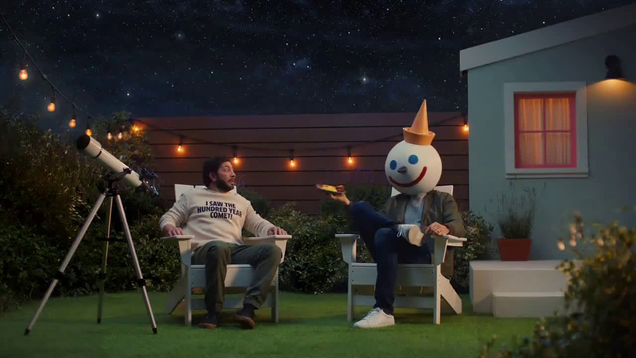  The sleeping man and the comet