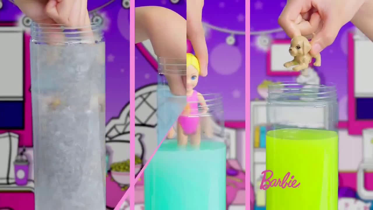 barbie reveal slumber party