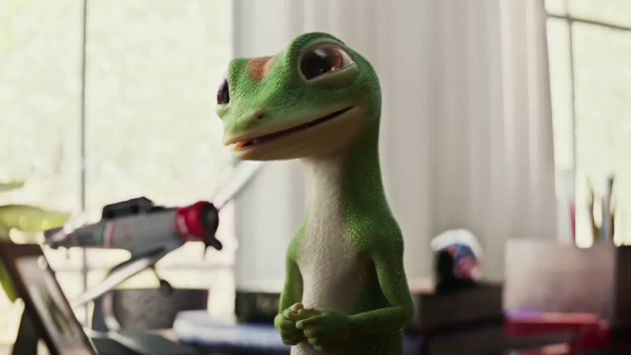 Geico The Gecko Reveals Origin Ad commercial