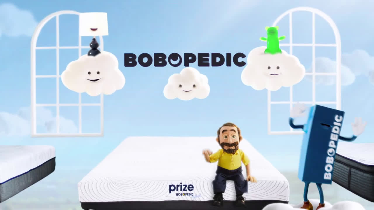 Bob's Discount Furniture BobOPedic means comfort! Ad Commercial on TV