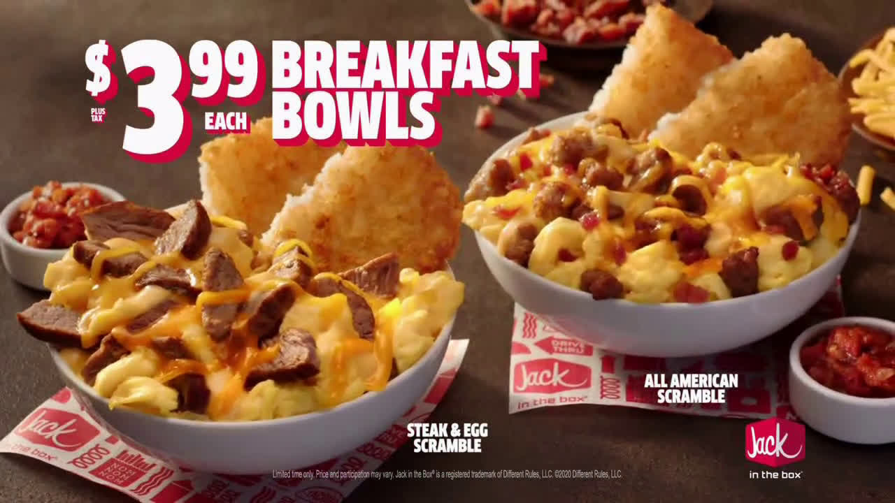 Jack in the Box Breakfast Bowls You Can Say That Again Ad Commercial