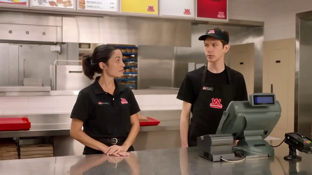  The hot dog preparing the cheese