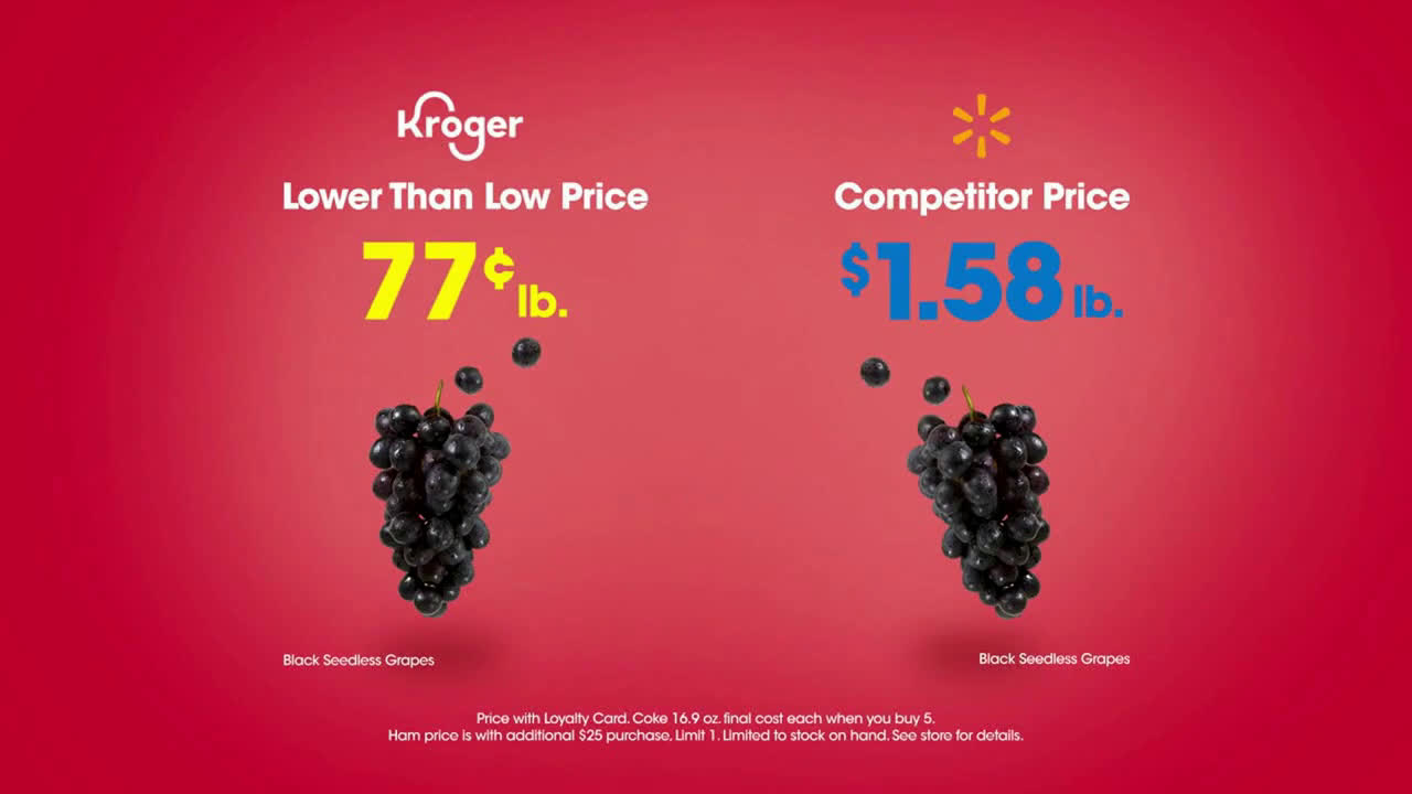 Kroger The Kroger Company Low Grapes, Ham and Dr Pepper' Song by Flo