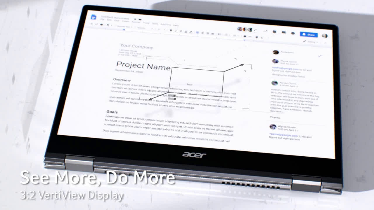  Chromebook Spin Enterprise 713 – See More, Do More, Anywhere | Acer