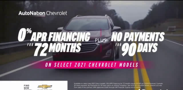  Chevrolet - '0% Financing on Select Chevrolet Models'