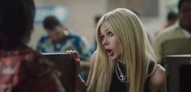  Avril Lavigne in the Geico Commercial