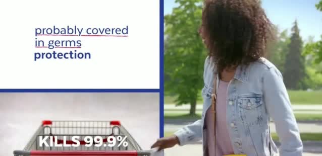  Girl sneezes and soils shopping cart