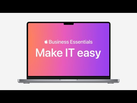  Introducing Apple Business Essentials | Apple