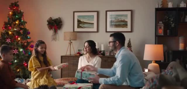  Mujer recibe su paquete luego de abrir sus regalos