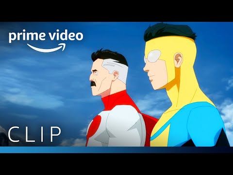  Invincible and Omni-Man Go Flying | Prime Video