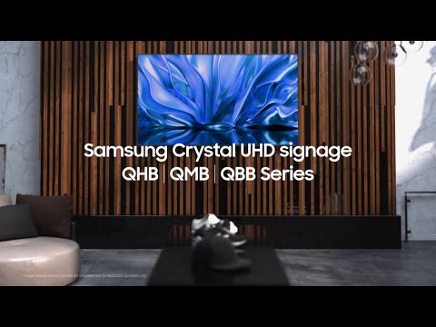  Crystal UHD signage: Unlock new display possibilities for your business