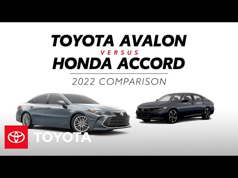  2022 Toyota Avalon vs. 2022 Honda Accord | Toyota