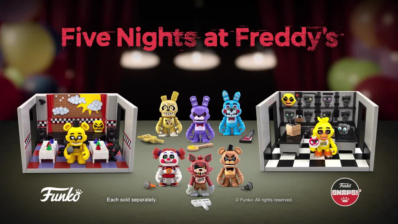 Funko Five Night's At Freddy's Snaps Playsets!