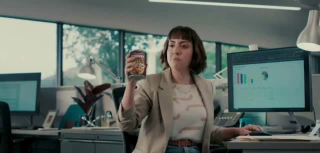  man driving in the office