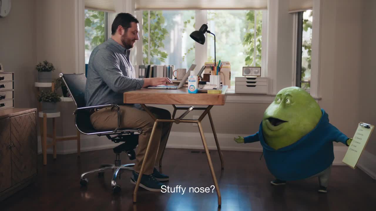  Man beats fever and flu thanks to Mucinex