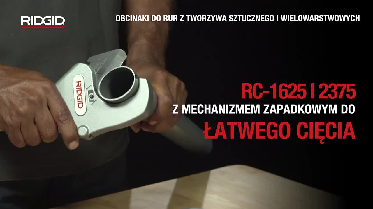  Obcinaki do rur z tworzyw sztucznych i wielowarstwowych