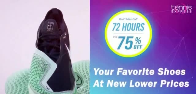 Tennis Express Grand Slam Slae '75% Off'