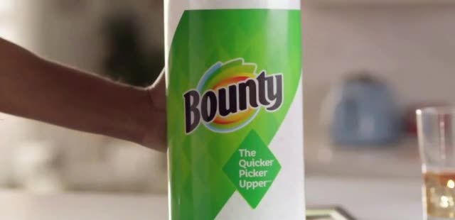 Bounty spilled glass