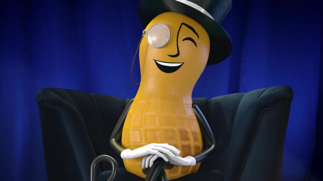 Mr. Peanut Frank Castillo on Mr. Peanut