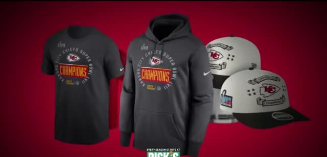 Dick's Sporting Goods 'Congratulations Kansas City Chiefs'