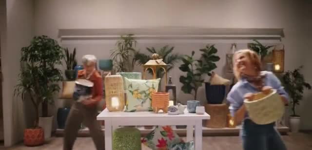 HomeGoods People dancing in front of a Homegoods store