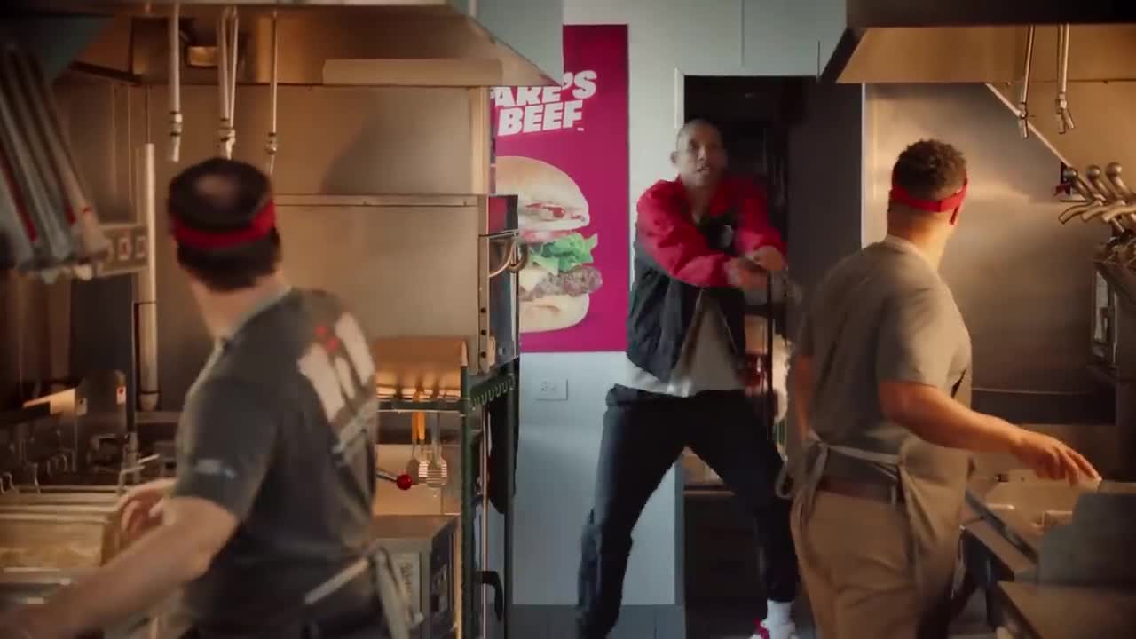 Wendy´s Reggie Miller Celebrates Every Square Win