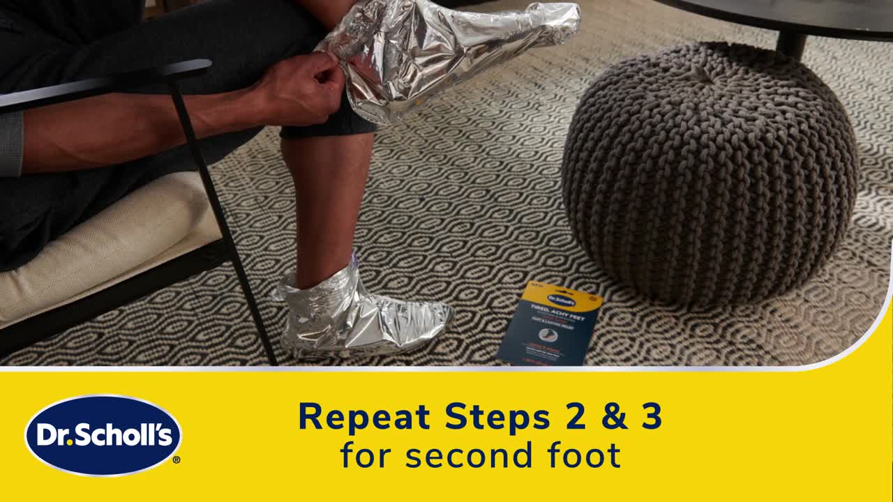 Dr. Scholl's How to Use Tired Achy Foot Mask