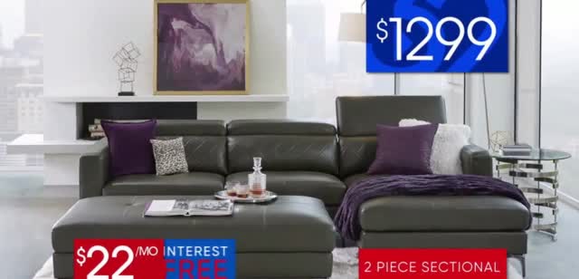 Rooms to Go 32nd Anniversary 'Sectional and Bonus Buy'