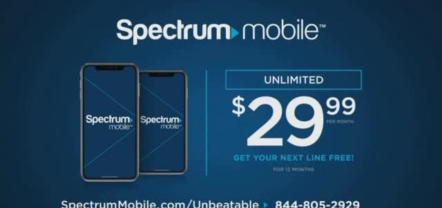 Spectrum Mobile 'No Added Taxes or Fees: Unlimited for $29.99'