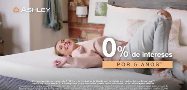 Ashley HomeStore Anniversary Sale '0% de intereses por 5 años'