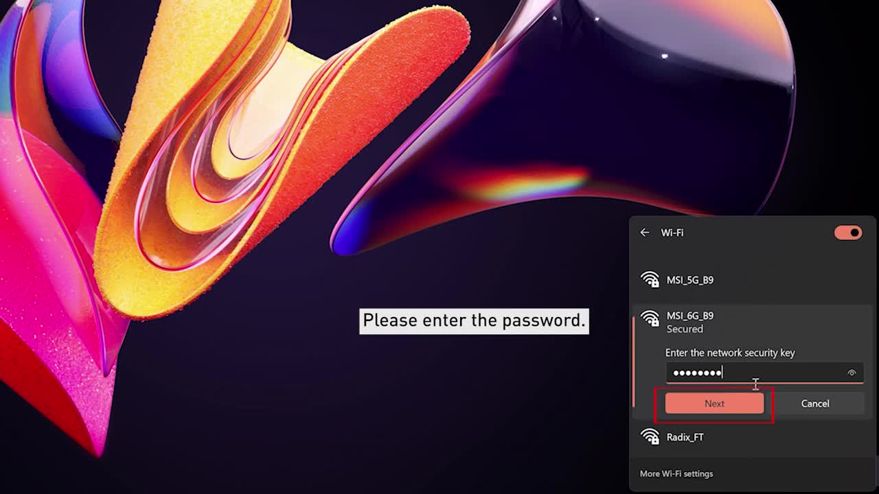 MSI How to set up MSI RadiX Gaming Router with desktop 
