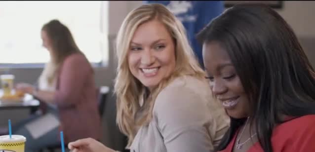 Skyline Chili cast girls in 'Coworkers'