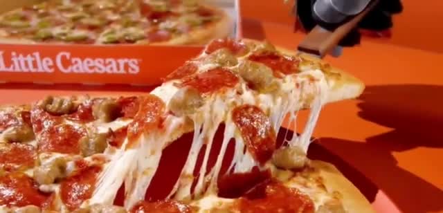 Little Caesars Pizza 'Pizza grande de 2 ingredientes: $7.99'
