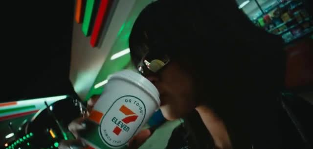 7-Eleven Woman in the 7 eleven coffee commercial