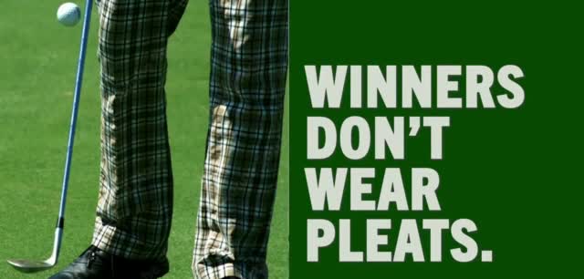 The One Jogger 'Winners Don't Wear Pleats'